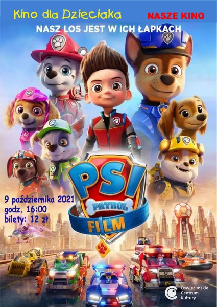 na plakacie grupa ps�w oraz tytu� filmu