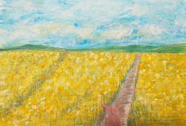 praca uczestnika zaje�, z�te pola