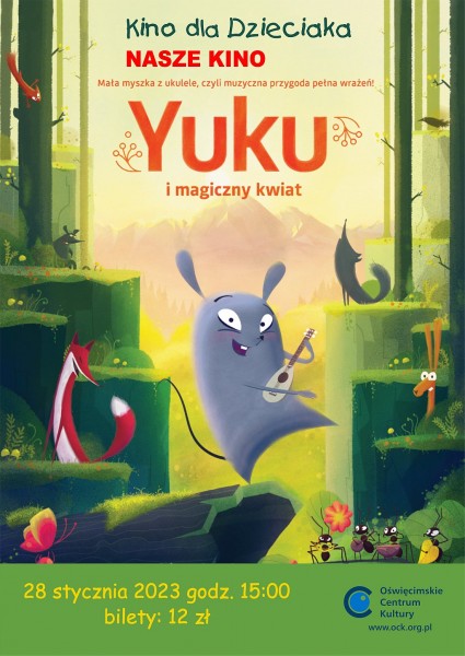 na plakacie posta� bohaterki filmu myszki Yuku