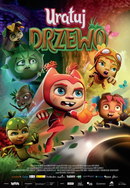 na plakacie kolorowe postaci dzieci