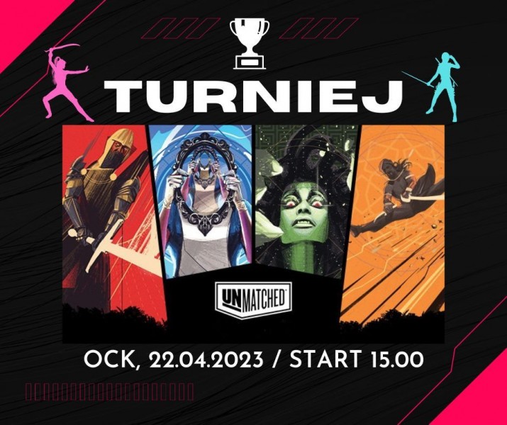 na plakacie ilustracje z gry, tytu� miejsce i data